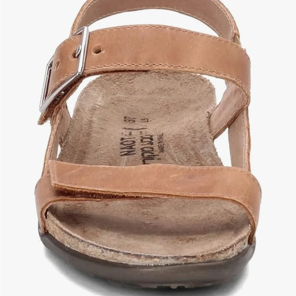 NAOT NEW Size 5.5 (36 )Footwear Women's Norah Sandal in Latte Brown Lthr